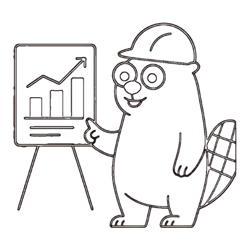 Bever maskot - analyse